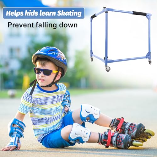 image for GanFindX Folding Skater Aid for Kids Roller Skating, 36in Height Rolle