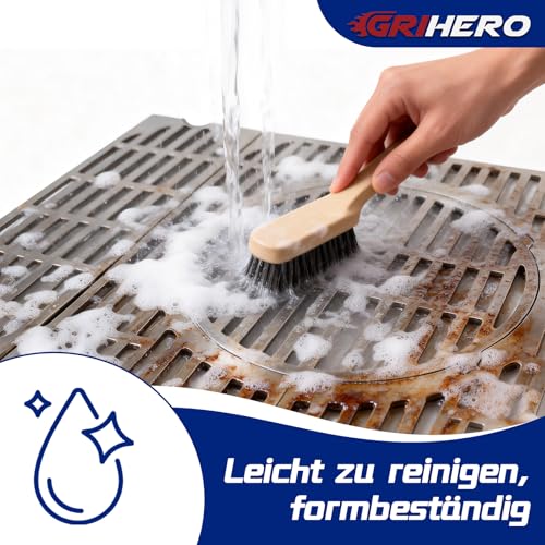 GriHero Edelstahl Switch Grid Rost-In-Rost System Mit Enders Boston 3, Landmann Triton 3 & 4, Barbecook Manua 2, Barbecook Siesta 310, Charbroil, Enders Monroe Pro 3