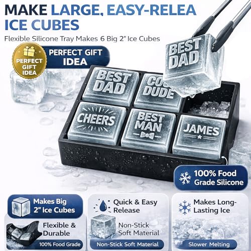 Molde para cubitos de hielo de silicona personalizado miniatura 3