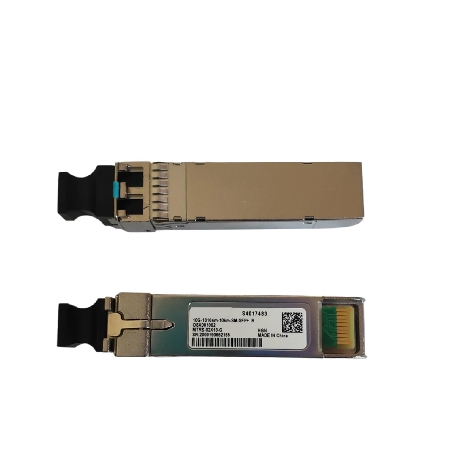 1 module SFP+ fibre optique 10G (référence S4017483) : 10G-1310NM-10KM-SM-SFP+ OSX001002 MTRS-02X13-G