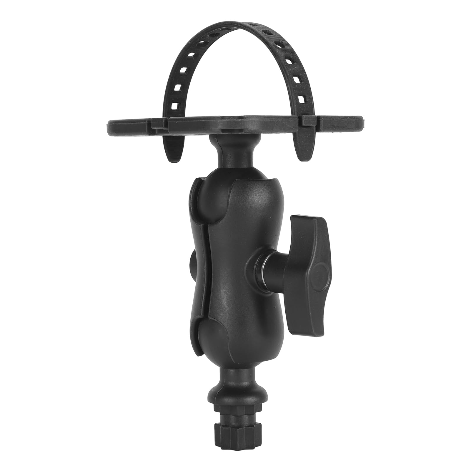 BusoThFish Finder Mount Base, Universal 360° Rotation Ball Mount Bracket, Nylon & Stainless Steel Holder for Garmin,Fish Finder Holder,Dual 360°Ball Mount, Boat Electronics Stand