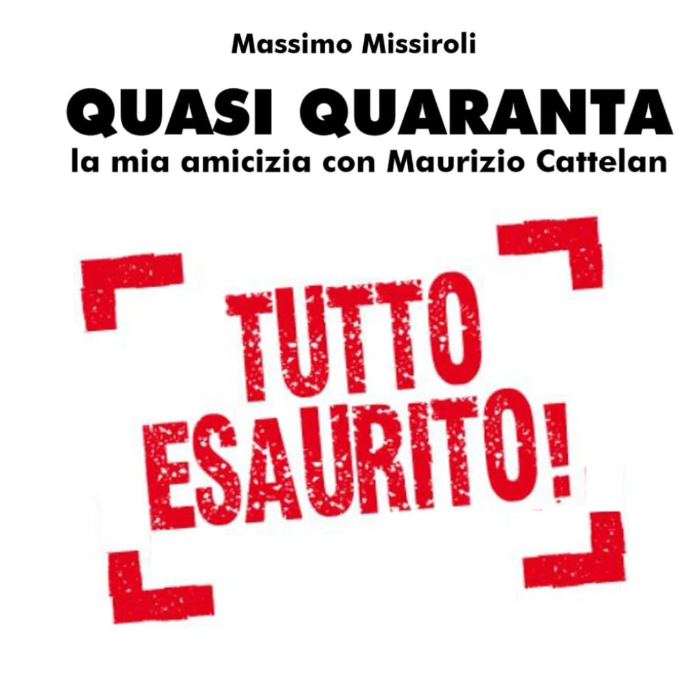 Maurizio Cattelan Quasi Quaranta beau livre déco pour salon passionné art