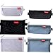 Produktbild Bleistift Tasche Mesh, Federmäppchen Zip, Schlamperbox, Pen Fall Reißverschluss Große Auf Kosmetische Stifte Bleistifte Werkzeuge Schulsachen Lagerung Beutel Fälle Mehrzweck Organizer Aufbewahrungsbe