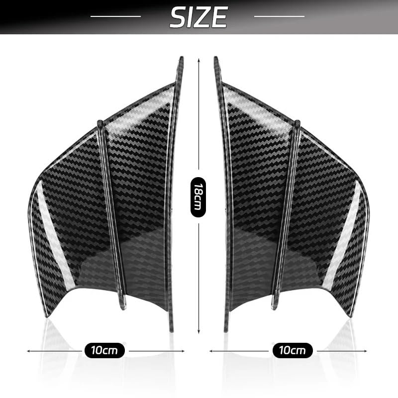 Aileron moto de fixation du flux de vent anti-guidonnage pour YZF-R6 R3 - 6