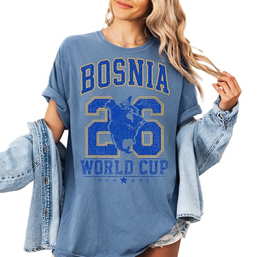Amazon.com: Bosnia Soccer Fan World Cup 2026 Graphic T-Shirt