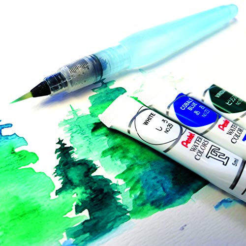 Aquarela Wfrs Pentel A Base De Água 15 Cores, Pentel, 15 Cores