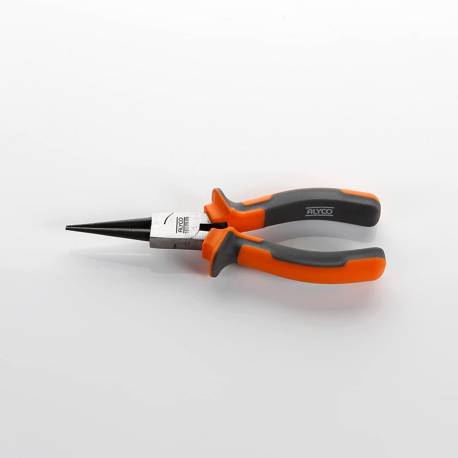 alyco 170590 – Pliers Round Tips HR High Resistance DIN 5745 CR-V 160 mm with Bi-Material Handles