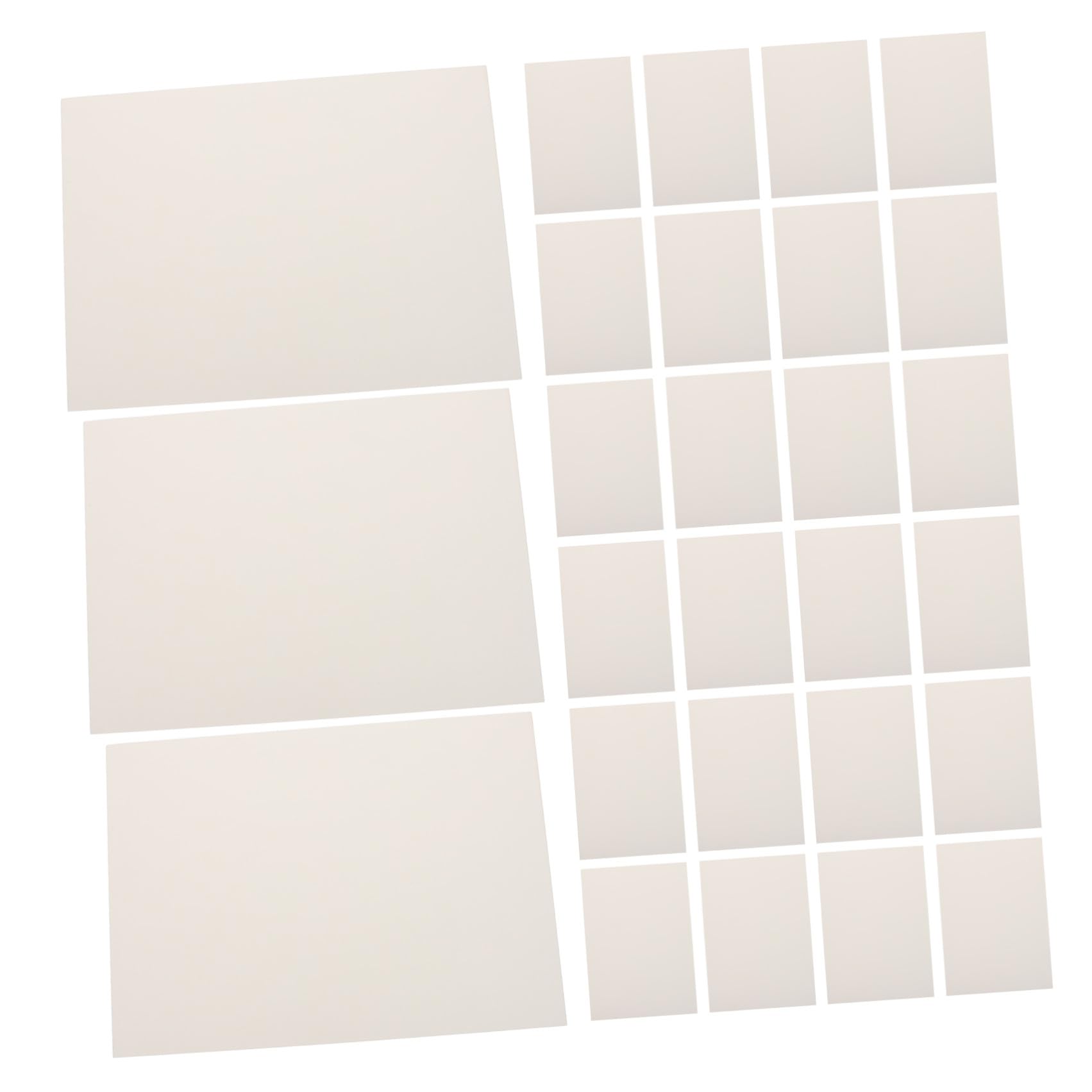 100 Pièces Papier Cartonné Ivoire, Papier pour Impression, Cartes