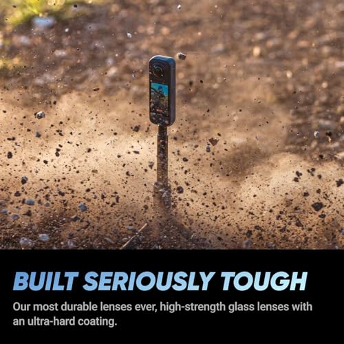 Image of Insta360 X5 Virtual Tour Bundle - Waterproof 8K 360 Action Camera, Leading Low Light, Invisible Selfie Stick Effect, Rugged and Replaceable Lens, 3-Hour Battery, Built-in Wind Guard, Stabilization