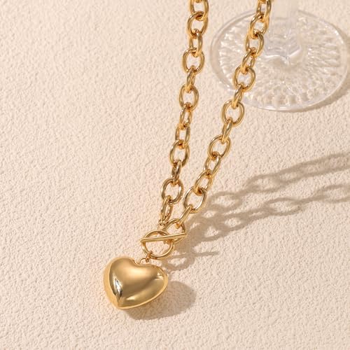 Image of Freekiss Layered Necklace Set for Women Stackable | Herringbone Snake Cuban Rope Chain, Dainty Choker, Layered Stackable, Non Tarnish, Hypoallergenic, Adjustable 14-18.5 inch