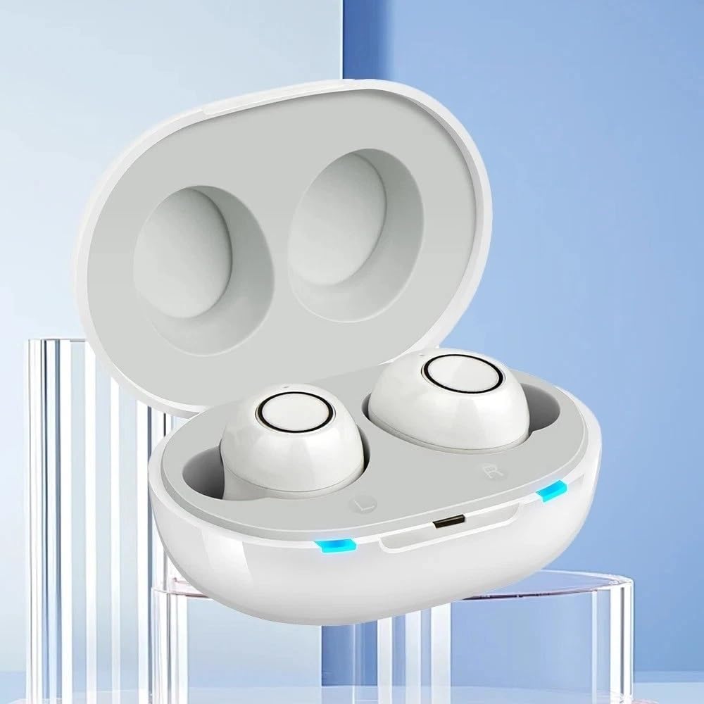 JINGHAO Amplificatore Suono Ricaricabile Amplificatore Suono Invisibile Con Portatile Cassa Di Ricarica Confezione da 2