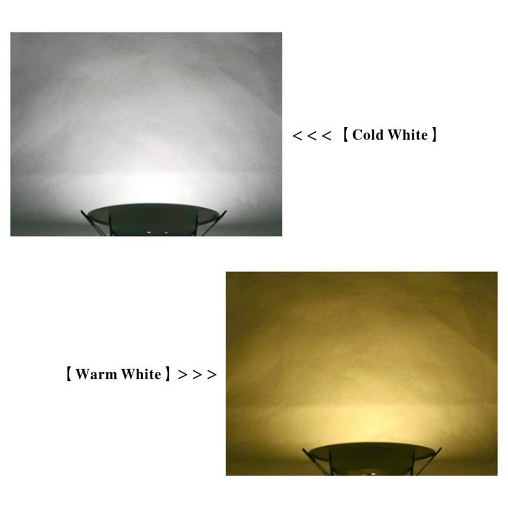 Chillers Focos empotrables LED Planos no Regulables 230V Blanco cálido Juego de 10 focos empotrables LED focos de baño focos LED para salón baño (Color : Gold, Size : Warm White 12w)