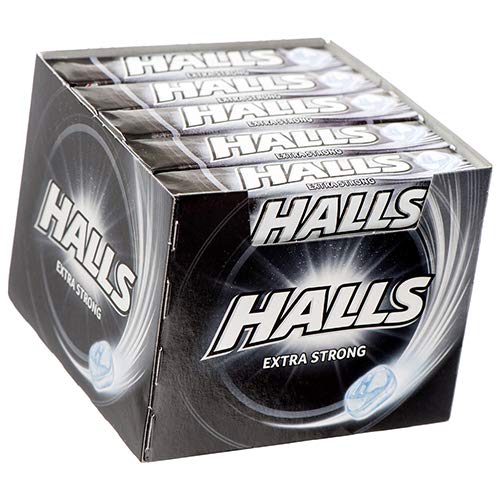 Halls Extra Strong Cough Drops - with Menthol - 180 Drops (20 Sticks of 9 Drops)