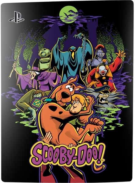 Skinit Decal Gaming Skin Compatible with PS5 Bundle - Officially Licensed Scooby Doo vs Monsters Design