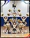 JenPen Women's Cheerleader Costume Halloween High School Cheerleading Outfit Musical Cheer Uniform Hair Bow Pom Pom(Black,M)