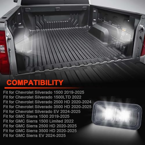 Lámpara LED para caja de camión para Chevrolet Silverado 2019-2026 miniatura 2