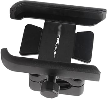 Mount Bracket Motorcycle CNC Handle Bar Rear Mirror Mobile Phone Bracket Stand Holder for VFR1200F 2010 2011 2012 2013 2019 2018 2017 2016 2015 2014 Color Handlebar Black