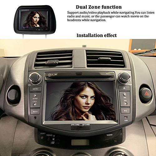 Nvgotev Car Radio Dvd Player Navigation Fits For Toyota Rav4 2006 2007 2008 2009 2010 2011 2012 Auto Audio Gps Bluetooth Multimedia Stereo #TOP4