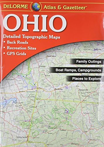 Ohio Atlas & Gazetteer (DeLorme Atlas & Gazetteer) Paperback โ April 1, 2015