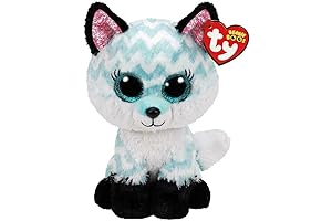 cuddly Ty 2007520 Atlas Fox Beanie Boo Stuffed Animal in Multicolor