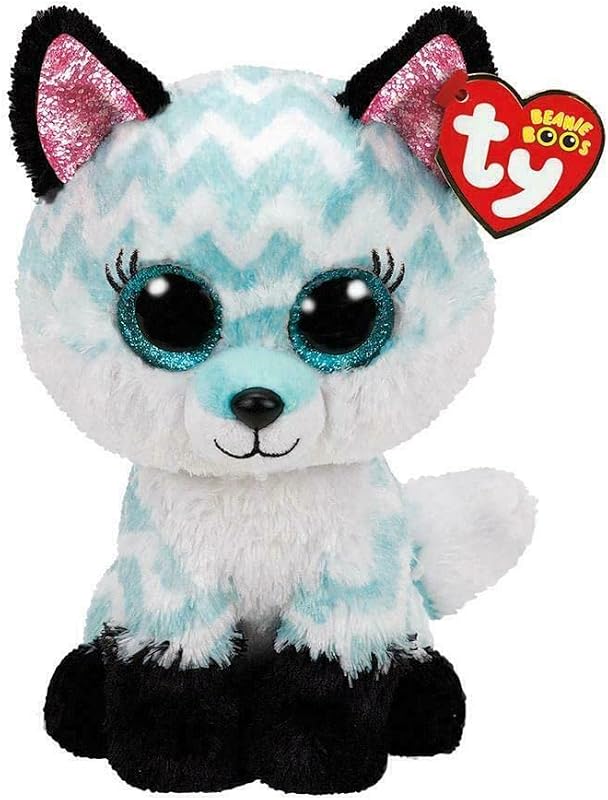 2007520 Atlas Fox Beanie Boo Stuffed Animal, Multicoloured, 15 cm