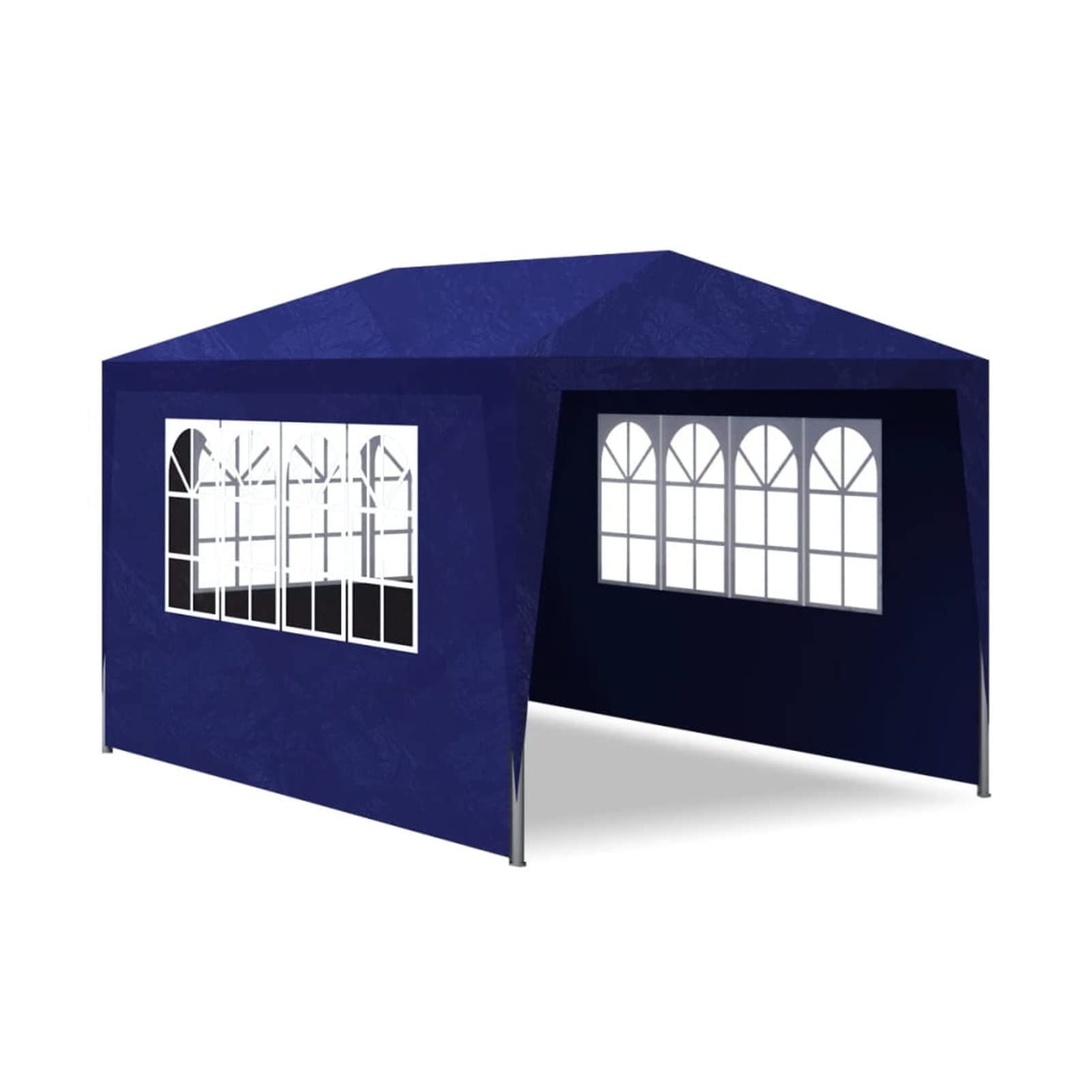 Partyzelt, XIAOGUANG Party Deko, Festzelt, Pavillon, Garden Decoration, Canopy Tent, Lagerzelt, Gartenpavillon, 3x4 m Blau