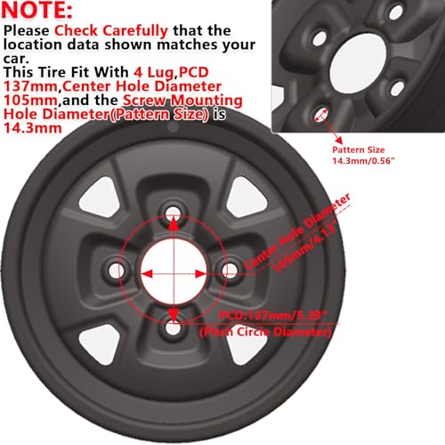 25x10-12 ATV/UTV Mud-Terrain Tires with Rims, 6PR Heavy Duty 6-Ply All Terrain Tires, for ATV/UTV, Four-Wheel Vehicles, Karts, Golf Carts, Flat/Mud Tracks