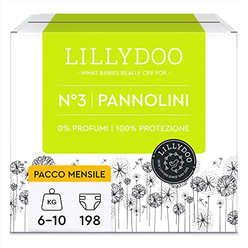 Pannolini LILLYDOO, taglia 3 (6-10 kg), 198
