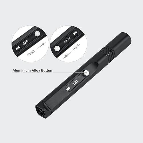 Miniatura 2 de Lápiz de limpieza de lentes compacto, cepillo limpiador de lentes para filtros de cámara, videocámaras, prismáticos, teclados, auriculares VR y más