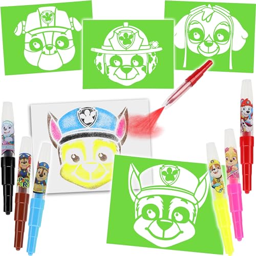 alles-meine.de GmbH Set Pustestifte/Zauberstifte + Schablonen - P. Patrol -...