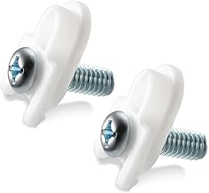 WR01X25070 Refrigerator Door Handle Mounting Stud Fits for GE Refrigerator Freezer Handle Replacement Parts -AP7175647 WR01X39781 WR01X25070 -White（2 Pcs）