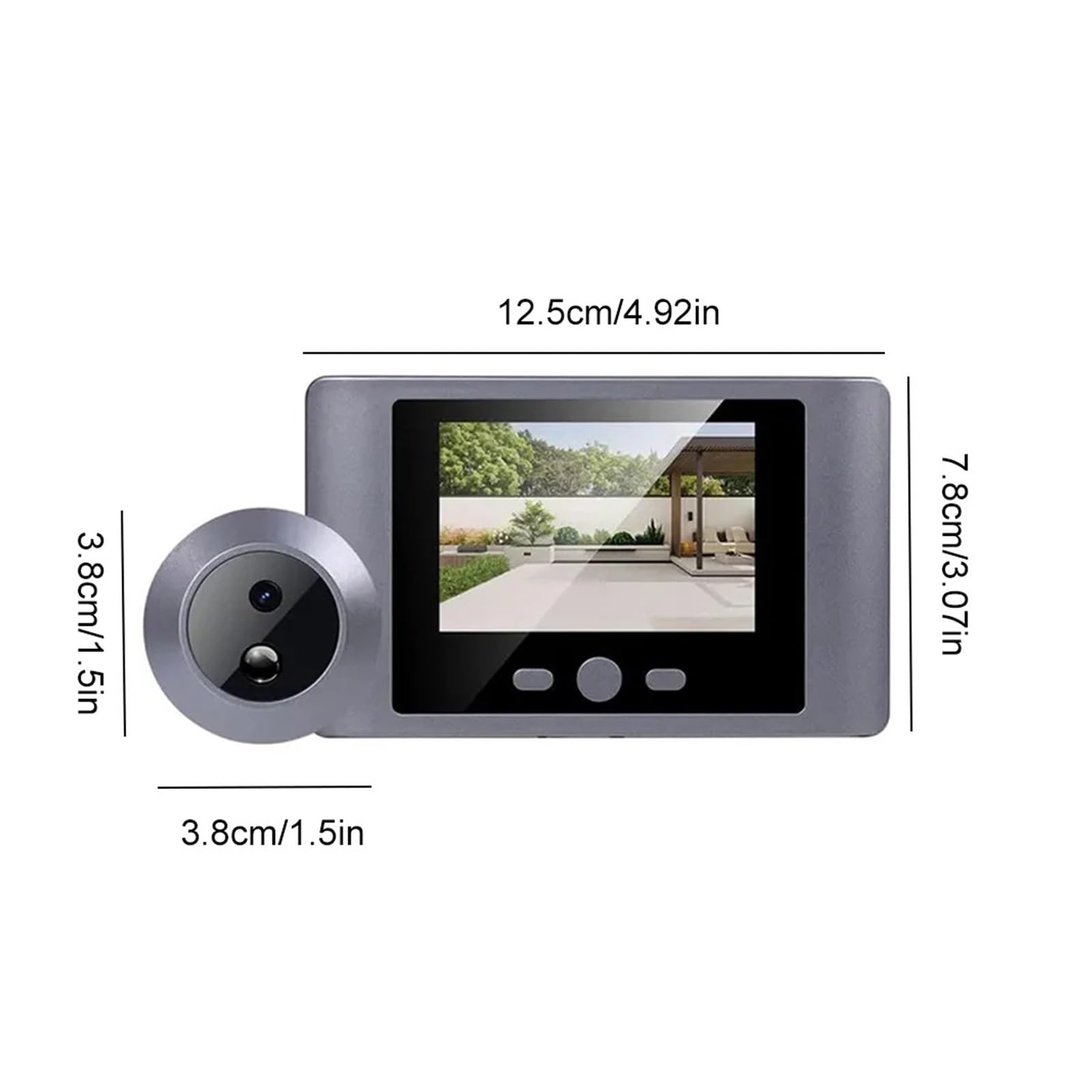 2000mAh Mini Judas Intelligent sans Fil visionneuse de Porte