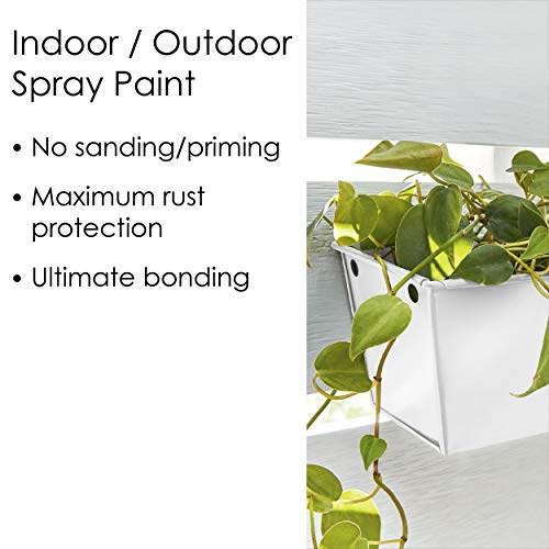 Image of Krylon K02753007 Fusion All-In-One Spray Paint for Indoor /Outdoor Use, Satin White, 12 Ounce (Pack of 2)