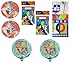 Looney Tunes Bugs Bunny Daffy Duck Birthday Party Supplies Bundle includes 16 Lunch Paper Plates, 16 Loot Bags, 1 Table Cover, 2 Mylar Balloons