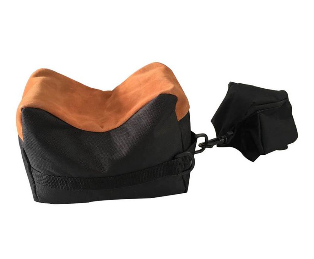 Jadedragon Shooting Rest Bags, Front Rear Shooting Sand Bag Sandbag for Hunting Hunter Shooter (Black)