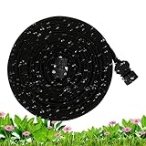 Flacher Gartenschlauch - Leckdichter Flachschlauch Mit Doppelschicht,Wassersparender Bewaesserungsschlauch,Für Freunde, Enthusiasten, Gärtnern, Hof, Gemüsebeet, Rasen, Und Außenbereich