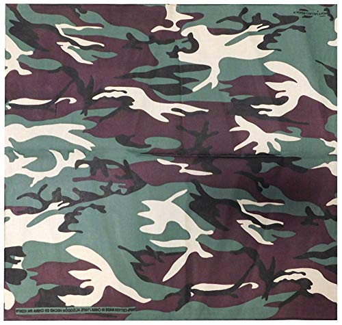 Woodland Camo Jungle Camouflage Cotton 22