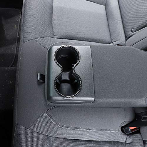 Portavasos ABS Fibra de Carbono Trasero Dodge Charger 2010-2020 miniatura 3
