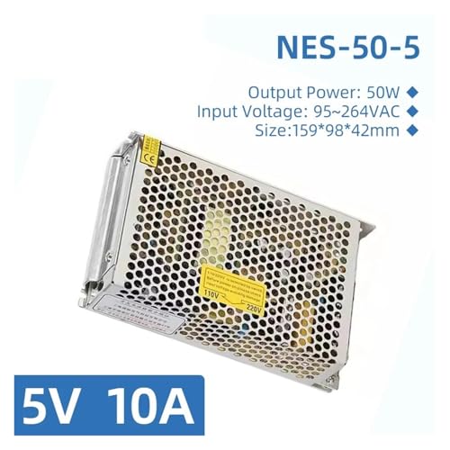 Alimentation à découpage 50W 5V 10A transformateur sortie unique AC DC - 3
