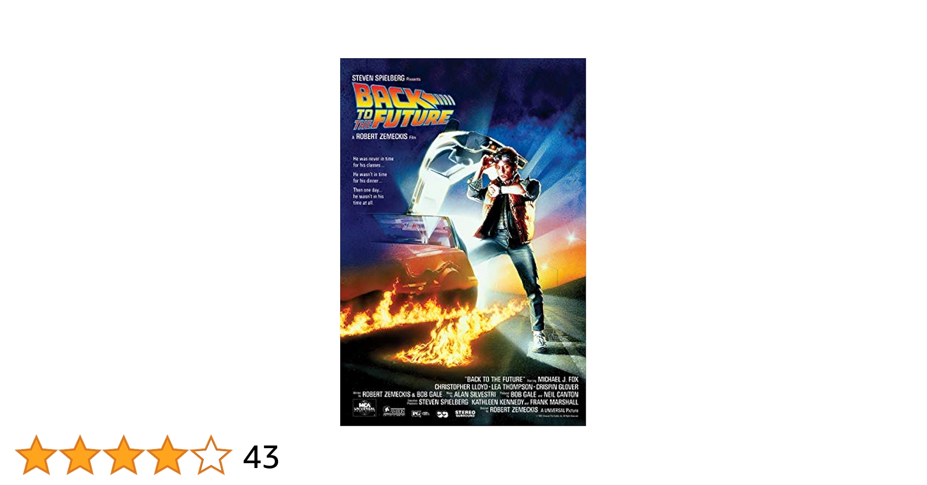 Amazon.com: Back to The Future Poster ~ Iconic 80's Movie