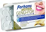 Forhans, Integratore Alimentare Gengi-For, con Lattoferrina e D-Biotina, Azione Antibatterica e Anti Infiammatoria Naturale per il Cavo Orale, Senza Zucchero, 30 Compresse Orosolubili