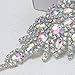 Rhinestone Applique for Wedding Dress Belt Embellishment (AB Colorful)