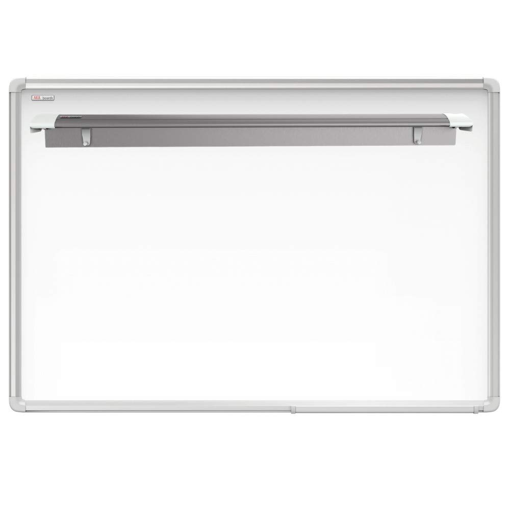 ALLboards Magnetische Halterung für Flipchartblöcke, Aluminium-Befestigung für Flipcharts, Magnetischer Flipchart Blockhalter