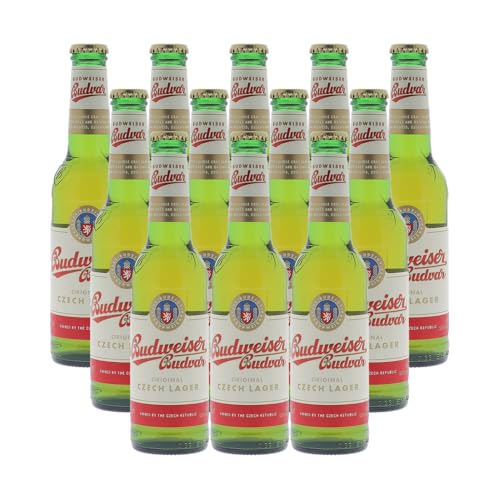 Bières blondes pour vos apéritifs Budweiser Budvar pack de 12 original Czech Lager