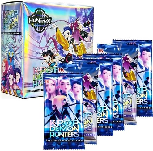 Demon Movie Hunters Trading Cards 150PCS Featuring Characters Gift Cards for Kids Collection,Not Original