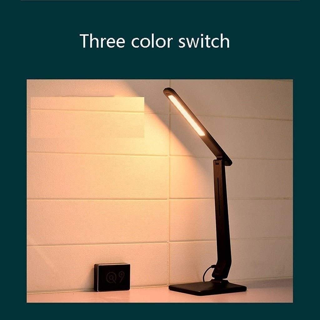 Lampe Bureau Lampe de Bureau Lampe de Lecture Lampe De Bureau LED Avec Port De Charge USB Lampe De Lecture À Intensité Variable Lampe De Table De Bureau Lampe De Commande Tactile Pour Chambre À Couche