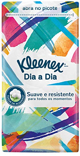 Kleenex Lenço de Bolso Classic, 10 unidades, Modelos/ Cores Sortidos