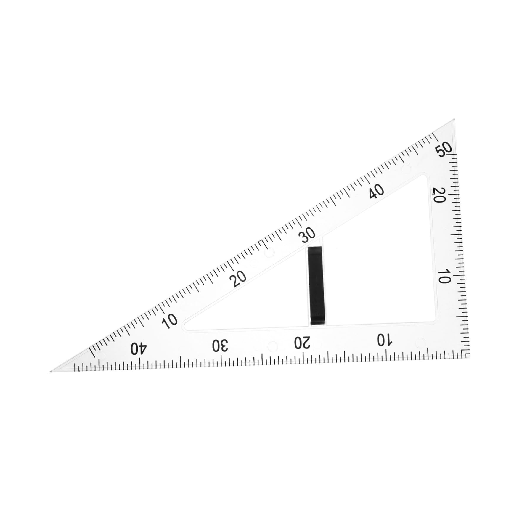 Magnetisches Transparentes 60° Dreieckslineal Zeichenwerkzeug Lehrmittel Geometrie Mathematik Unterricht Bürozubehör