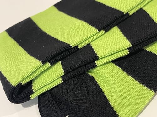 Image of PolyMedea Elite Quality Colorful Soft Cotton Women's Striped Knee High Socks