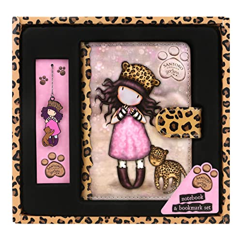 Safta 1086gj03, Ensemble carnet avec Marque-Page Gorjuss « Purrrrfect Love » Unisexe pour Enfants, Multicolore, M